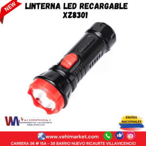 LINTERNA LED RECARGABLE XZ8301