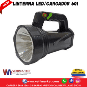 LINTERNA LED/CARGADOR 601