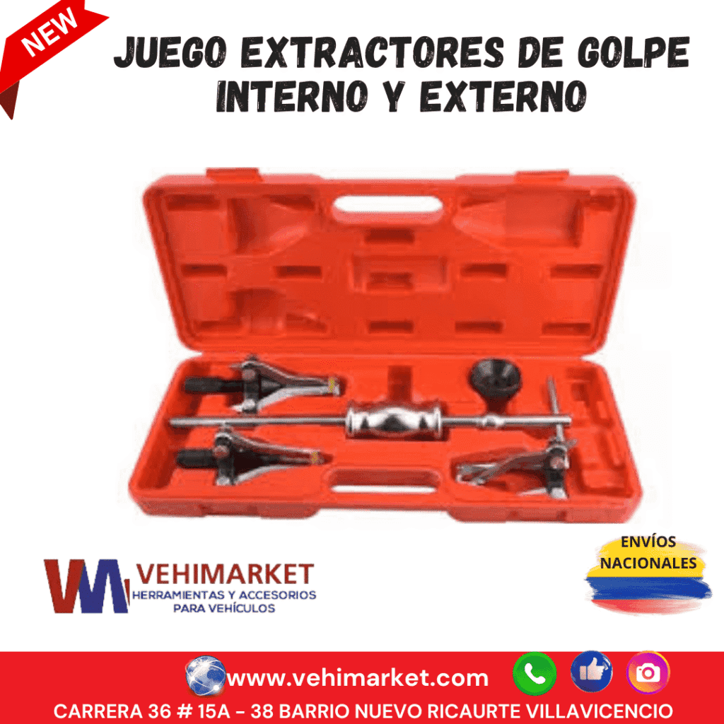 JUEGO EXTRACTORES A GOLPE INTERNO Y EXTERNO X5PC