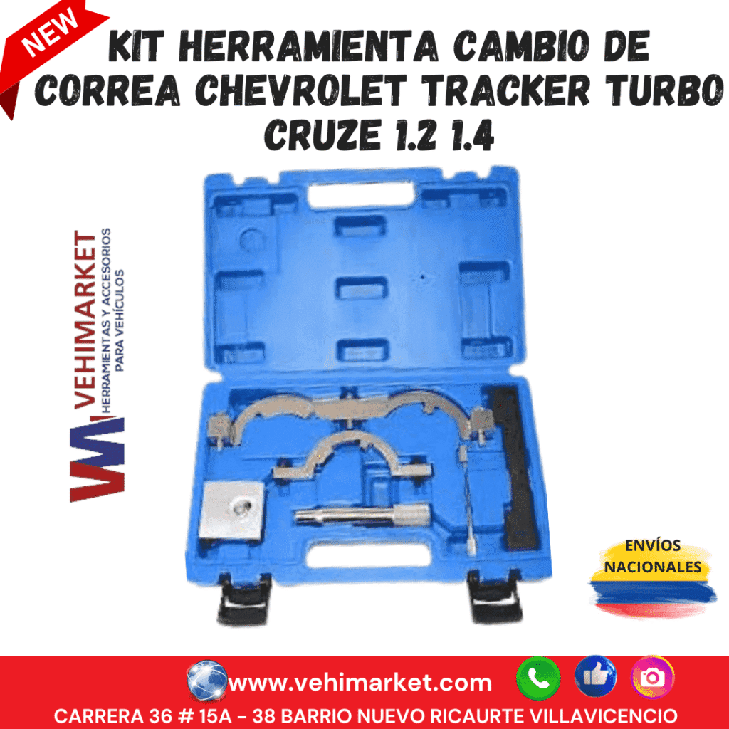 KIT HERRAMIENTA CAMBIO DE CORREA CHEVROLET TRACKER TURBO CRUZE 1.2 1.4