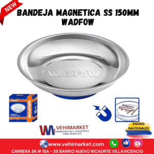 BANDEJA MAGNETICA SS 150MM WADFOW