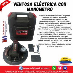 VENTOSA ELÉCTRICA CON MANOMETRO