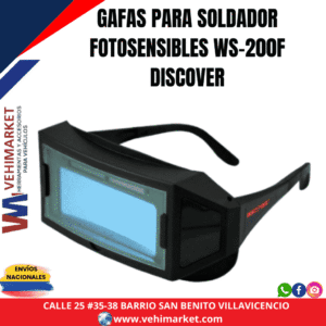 GAFAS PARA SOLDADOR FOTOSENSIBLES WS-200F DISCOVER