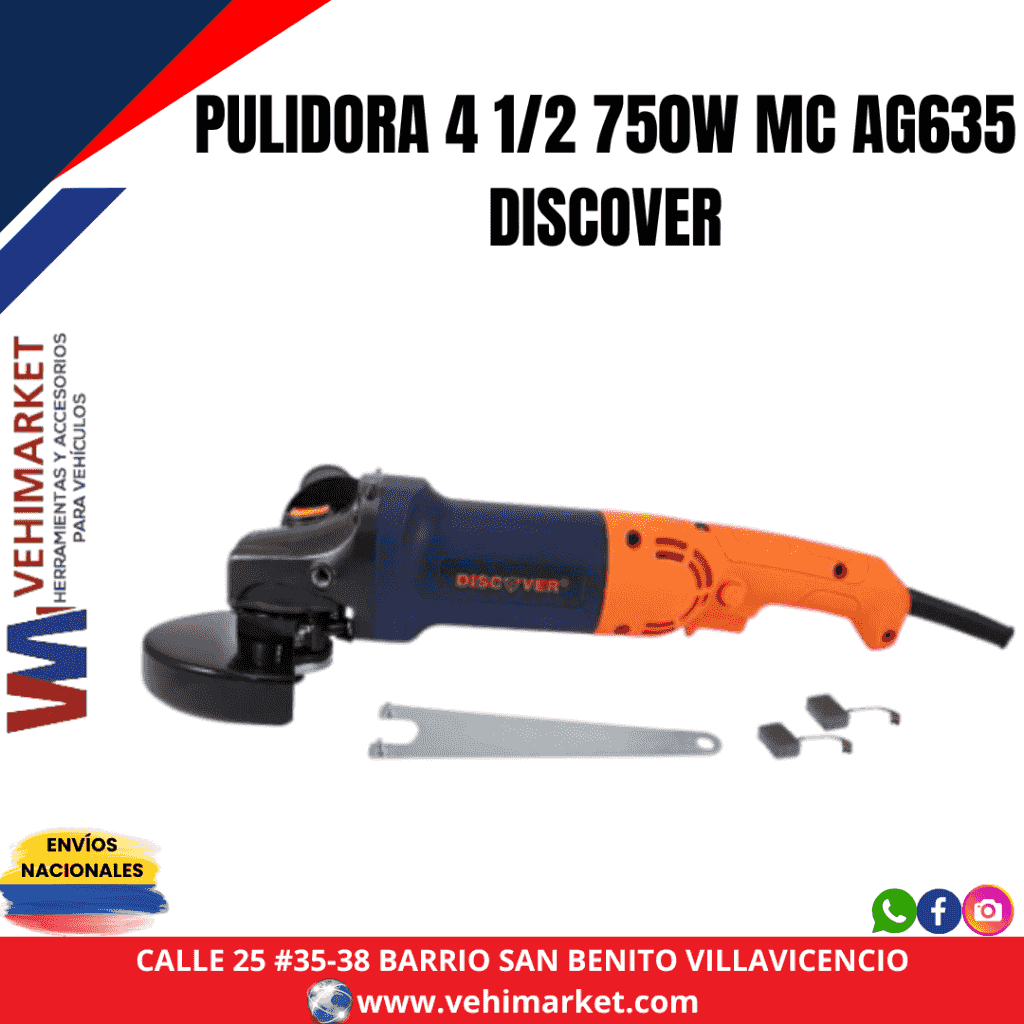 PULIDORA 4 1/2 750W MC AG635 DISCOVER