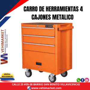CARRO DE HERRAMIENTAS 4 CAJONES METALICO TRUPER