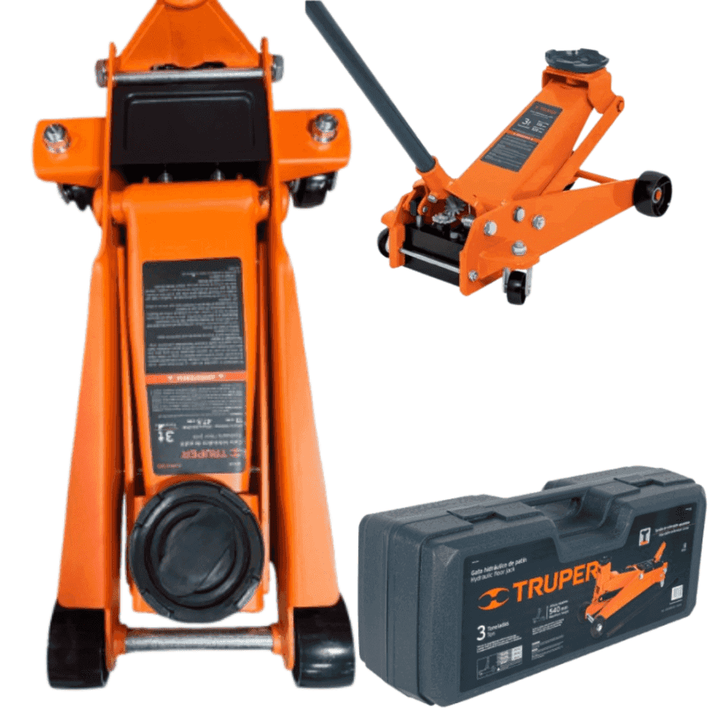 GATO ZORRA 3 TONELADAS PERFIL BAJO DOBLE PISTON TRUPER